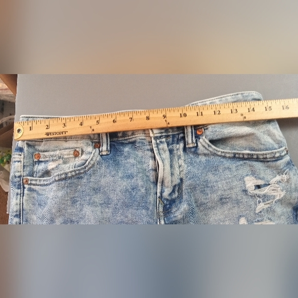 American Eagle Airflex Light Blue Distressed Skinny Jeans Men's Size 29x32 - Picture 12 of 16